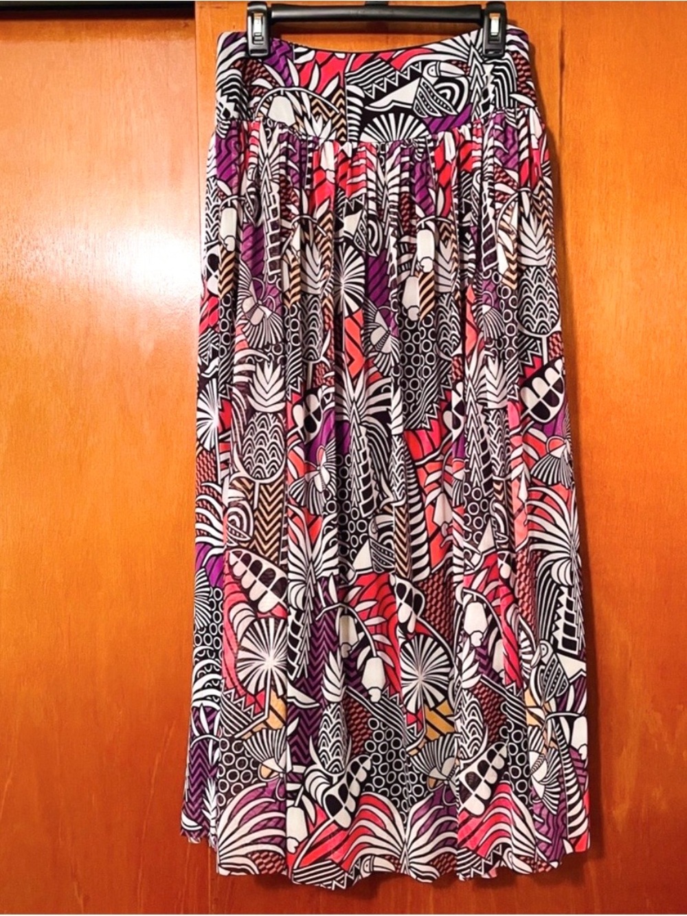 Farm Rio Anthropologie Tropical Print Maxi Skirt - Picture 4 of 11